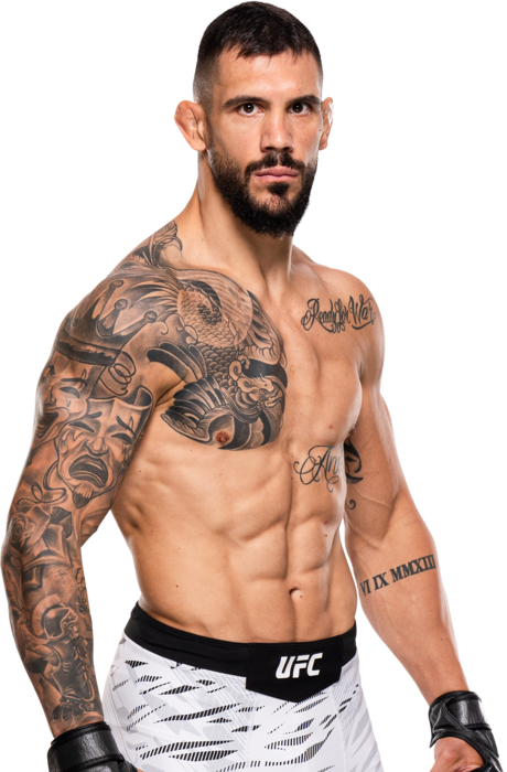 Aleksandar Rakic UFC fighter profile - 14-5-0 record - AI insight and stats